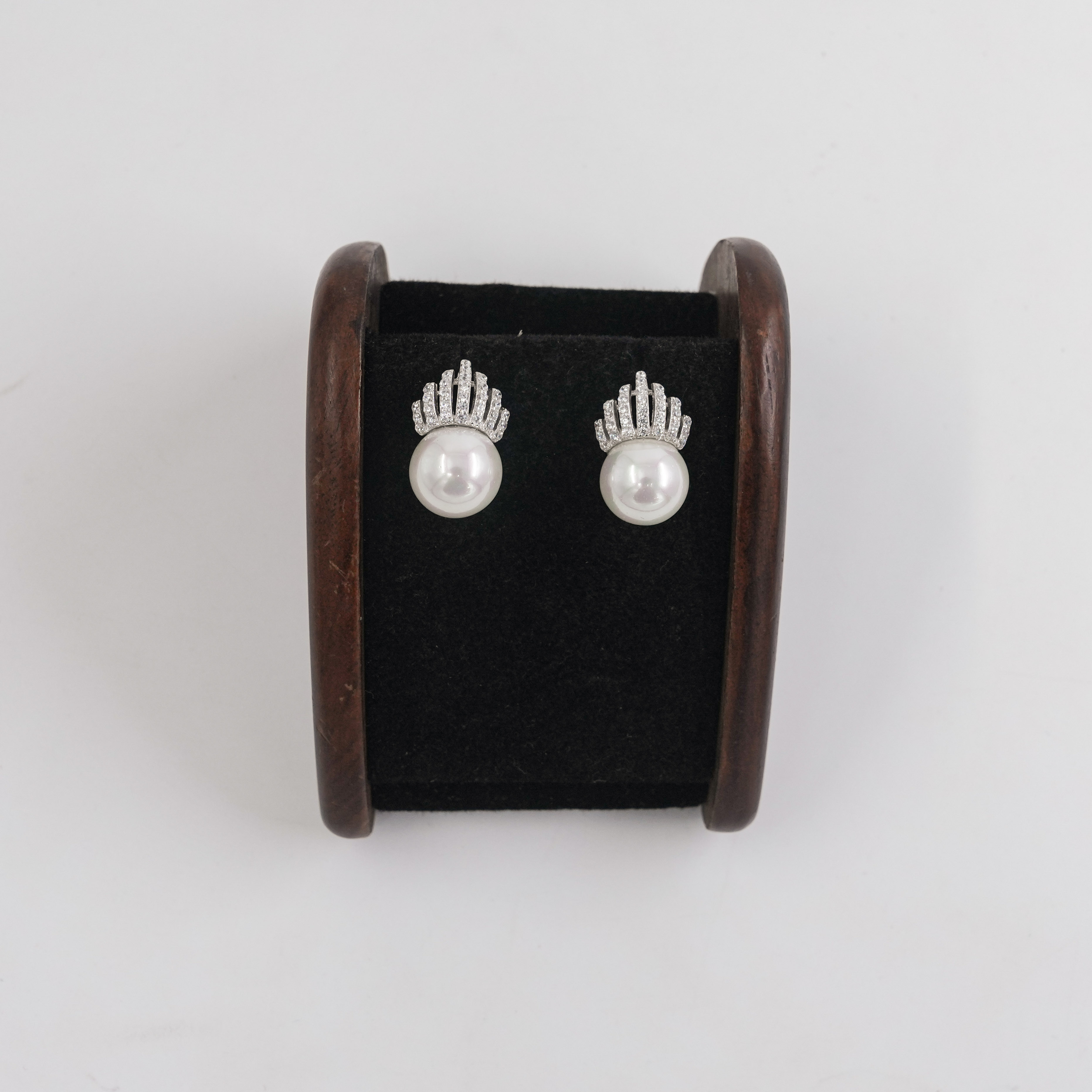 92.5 Silver Crown Studs